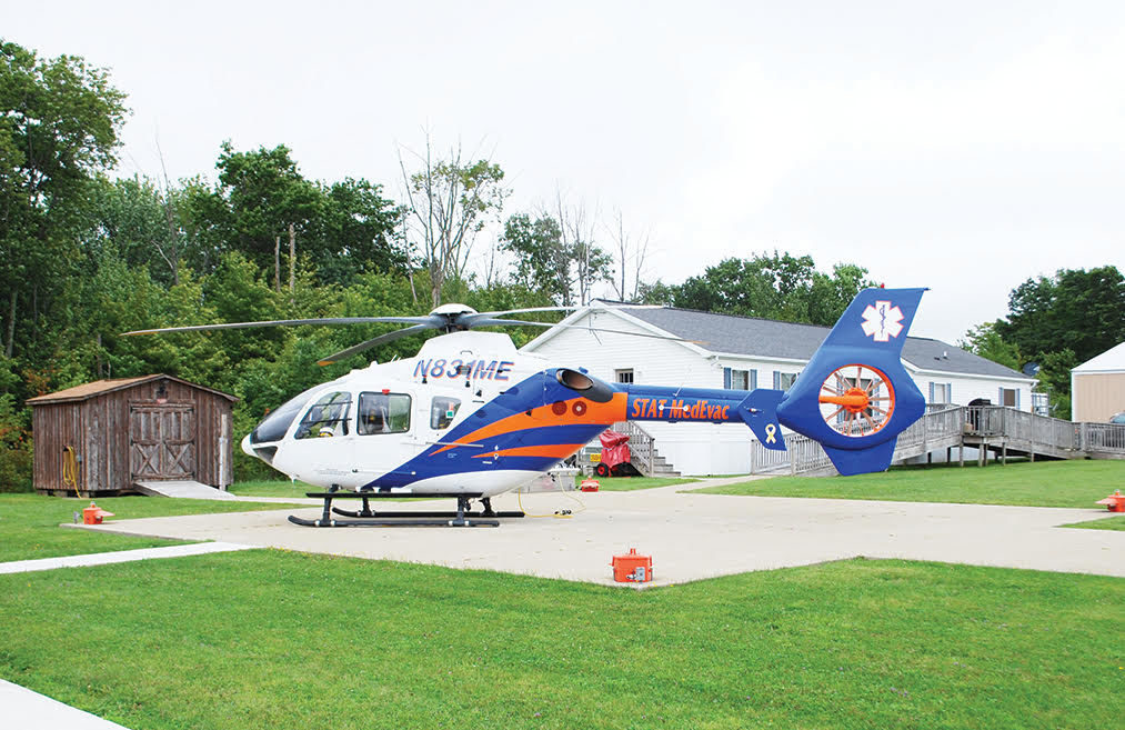 Stat MedEvac helicopter